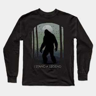 National Cryptid Bigfoot Sanctuary Long Sleeve T-Shirt